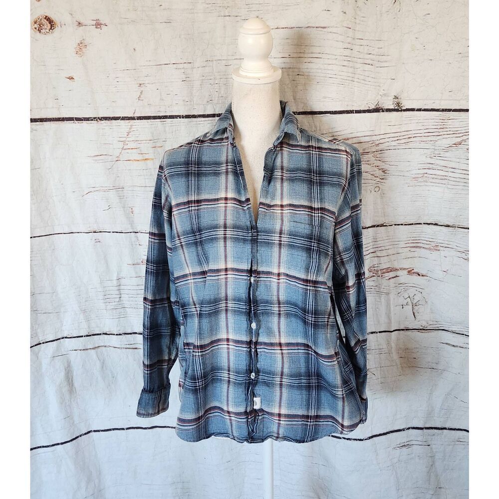 Grayson The Hero Plaid‎ Button Up Relaxed Shirt Size Small
